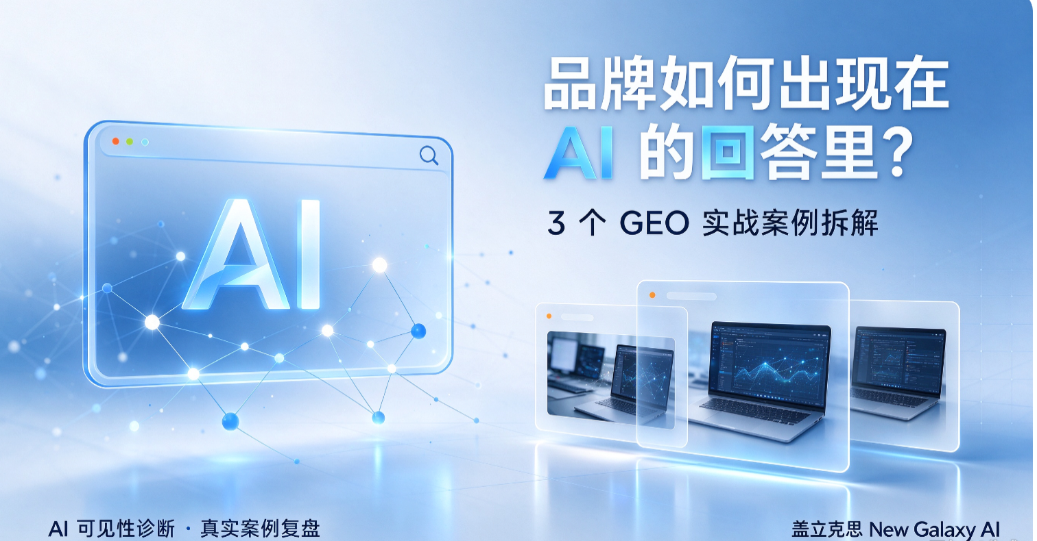 How a Brand Gets Into AI Answers: Three GEO Case Studies